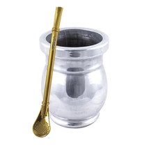 Matero Palo Santo - Fa mate kehely fém borítással