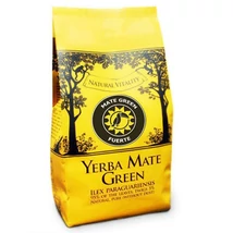 Yerba Mate Tea, Mate Green FUERTE (95% levél) 400g