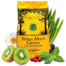 Yerba Mate Tea, Mate Green KIWI KIWI (95% levél) 400g