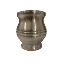 INOX mate tök (Calabaza) 200ml - Silver