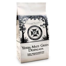 Yerba Mate Tea, Mate Green DESPALADA (95% levél) 400g