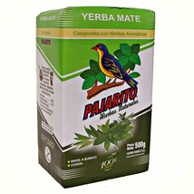 Yerba Mate Tea, Pajarito Compuesta con Hierbas 500g