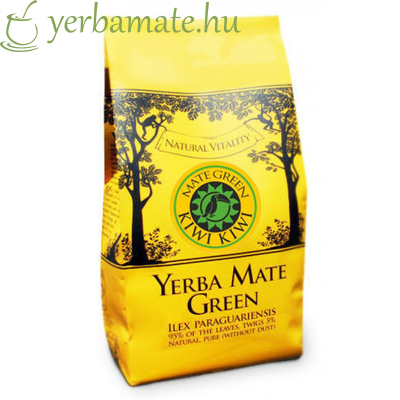 Yerba Mate Tea, Mate Green KIWI KIWI (95% levél) 200g