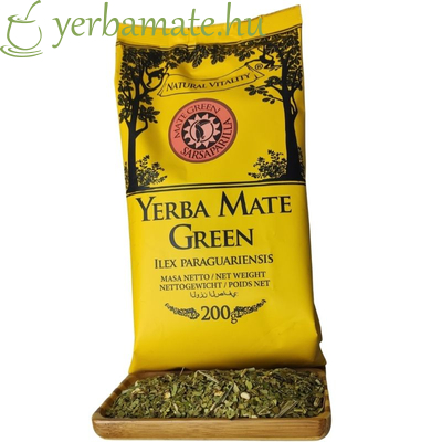 Yerba Mate Tea, Mate Green Sarsaparilla (95% levél) 200g 