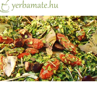 Yerba Mate Tea, Mate Green FUERTE (95% levél) 400g