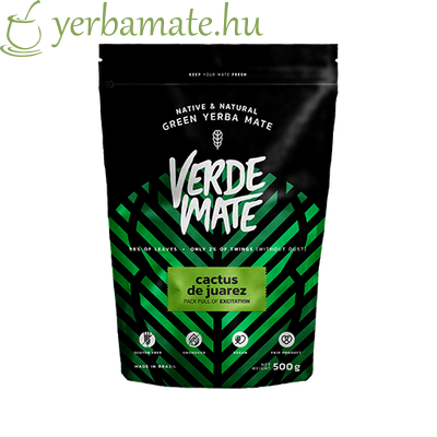 Yerba Mate Tea, Verde Mate Green Cactus de Juarez 500g