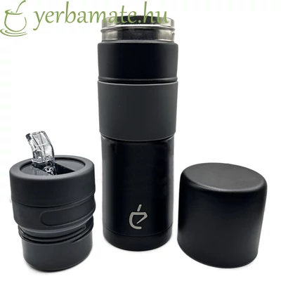 Un Mate Yerbomos XL  - 750ml Fekete