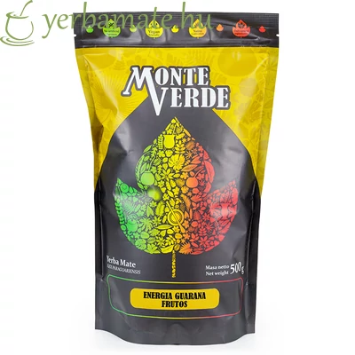 Yerba Mate Tea, Monte Verde  Energia Guarana Frutos  500g