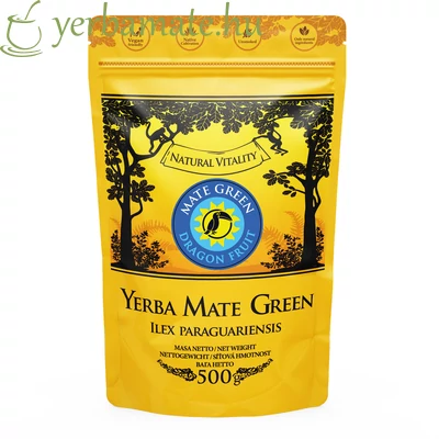 Yerba Mate Tea, Mate Green Dragon Fruit 500g