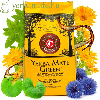 Yerba Mate Tea, Mate Green Enjoy COLA (95% levél) 400g