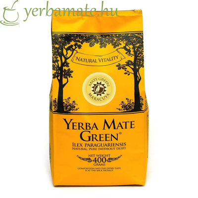 Yerba Mate Tea, Mate Green Maracuya (90% levél) 400g