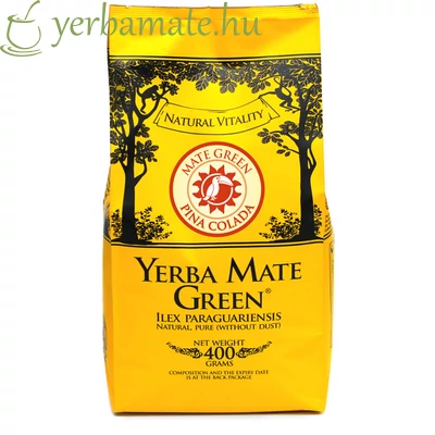 Yerba Mate Tea, Mate Green Pina Colada (95% levél) 400g