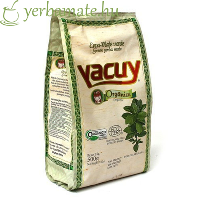 Yerba Mate Tea, Mate Green YACUY Organic  500g