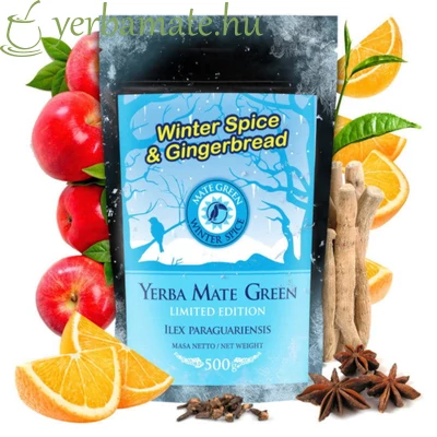Yerba Mate Tea, Mate Green Winter Spice Gingerbread 500g