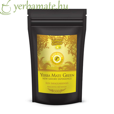 Yerba Mate Tea, Mate Green Limon Citrus 500g