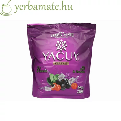 Yerba Mate Tea, Mate Green YACUY Terere Acai és guarana  500g