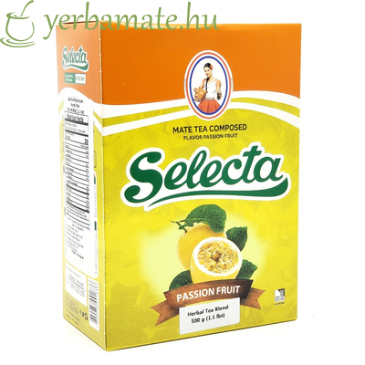 Yerba Mate Tea, Selecta Passion Fruit 40g