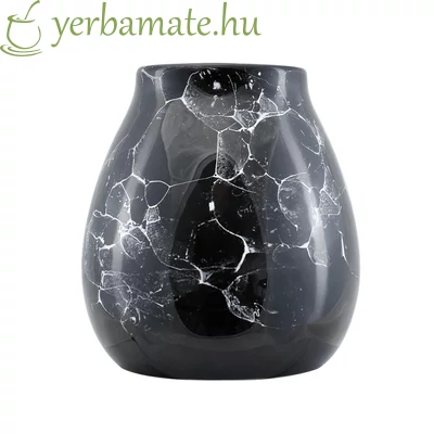 Kerámia mate csésze Marmol Black 300ml