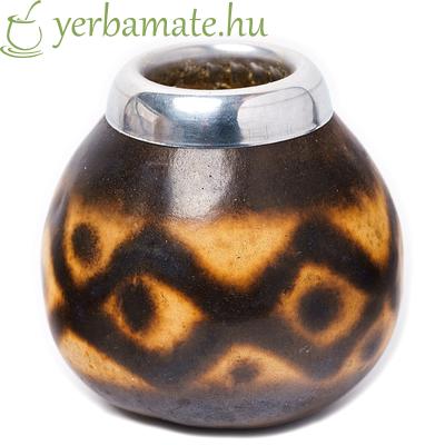 Tradicionális kézműves mate tök (Calabaza) - Paraguay  250-300ml