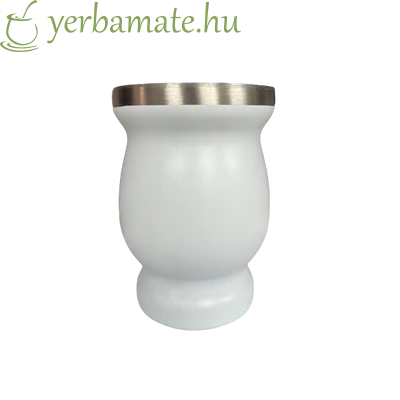 INOX mate tök (Calabaza) 230ml - fehér