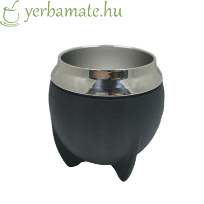 INOX mate tök (Calabaza) Torpedo 280ml - fekete