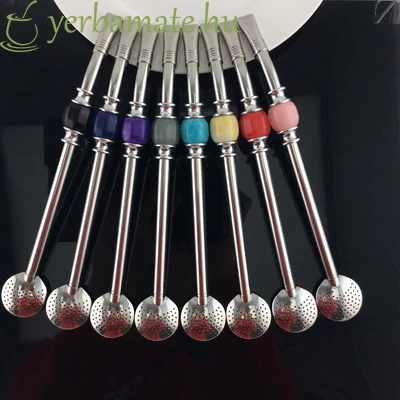  Bombilla DeLuxe,  rozsdamentes (szívószál) 21cm 