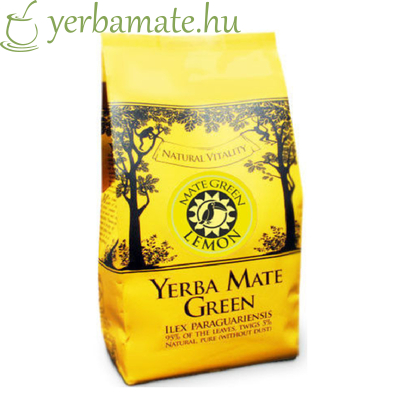 Yerba Mate Tea, Mate Green Lemon (90% levél) 200g