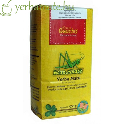 Yerba Mate Tea, Kraus Gaucho (Fair Trade) 500g