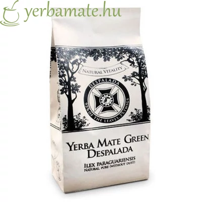 Yerba Mate Tea, Mate Green DESPALADA (95% levél) 400g