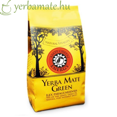 Yerba Mate Tea, Mate Green ENERGY (95% levél) 400g