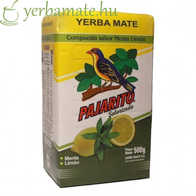 Yerba Mate Tea, Pajarito Citrom/Menta 500g