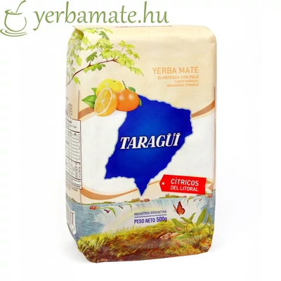 Yerba Mate Tea, Taragüi Cítricos del Litoral 500g