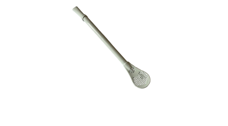 Bombilla "Alvaro White", rozsdamentes (szívószál)
