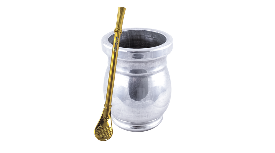 Matero Palo Santo - Fa mate kehely fém borítással Matero Palo Santo - Fa mate kehely fém borítással