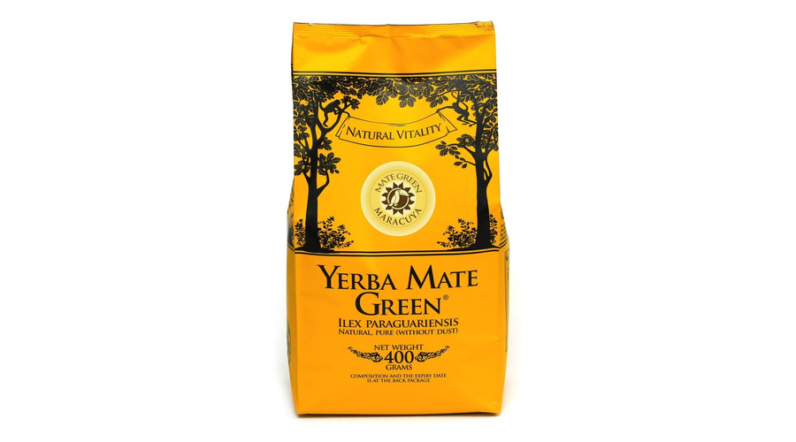 Yerba Mate Tea, Mate Green Maracuya (90% levél) 400g