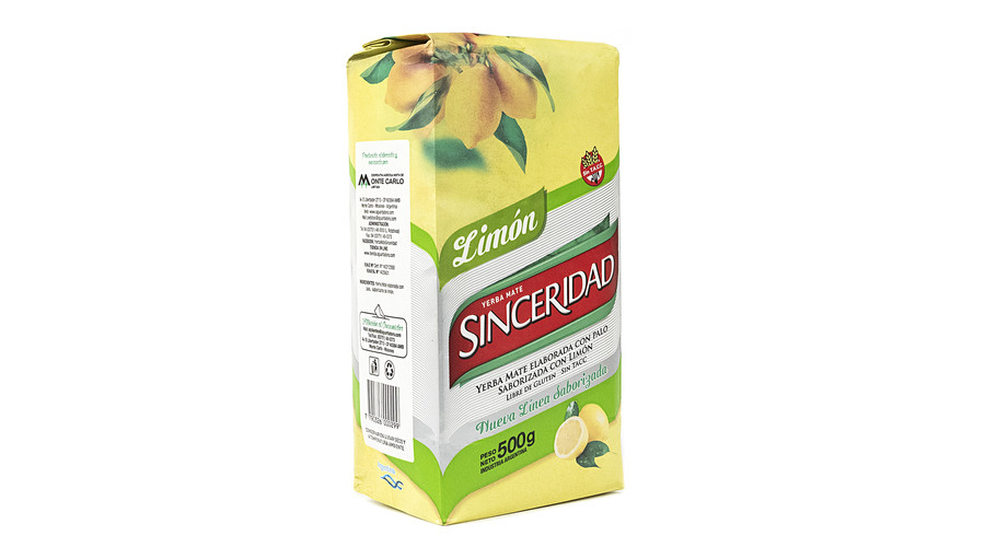 Yerba Mate Tea, Sinceridad Limon 500g
