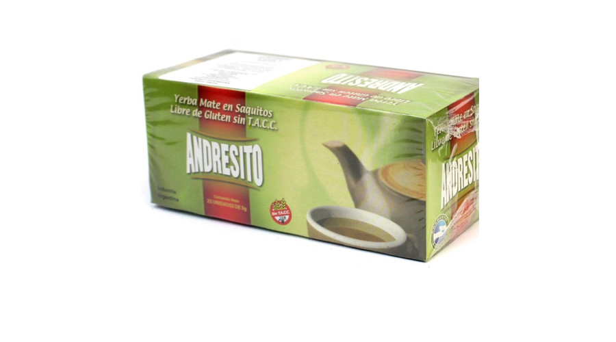 Yerba Mate Tea, Andresito 25 x 3g, filter