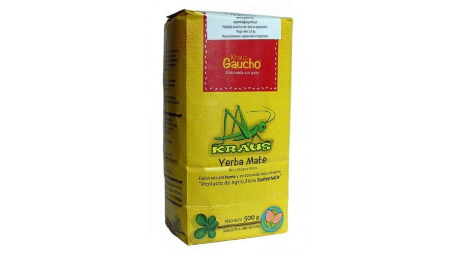 Yerba Mate Tea, Kraus Gaucho (Fair Trade) 500g