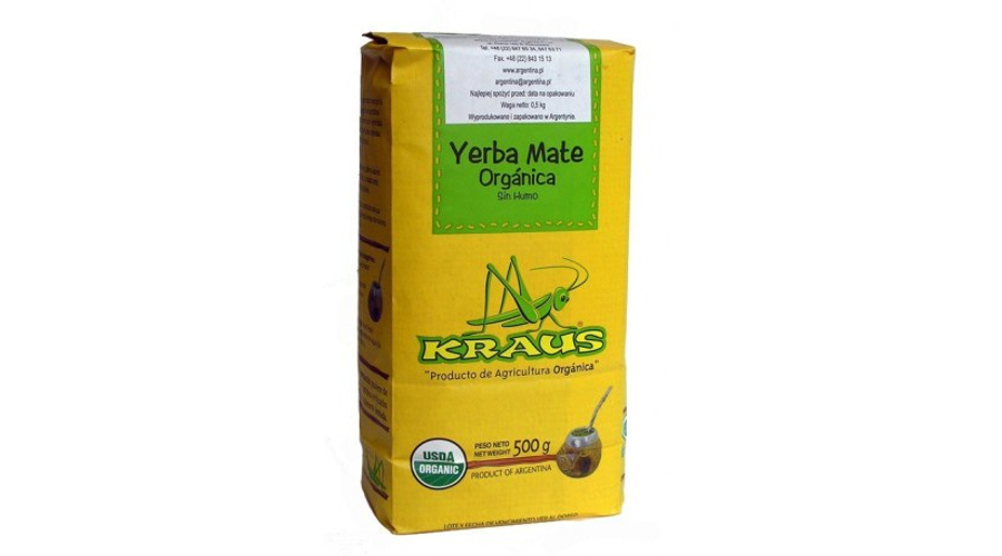 Yerba Mate Tea, Kraus Orgánica (Fair Trade) 500g