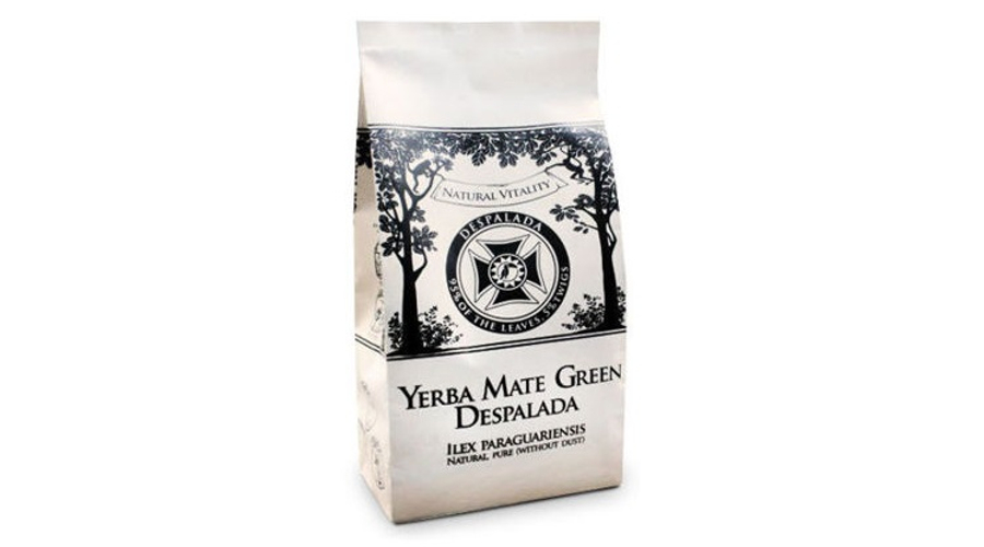 Yerba Mate Tea, Mate Green DESPALADA (95% levél) 400g