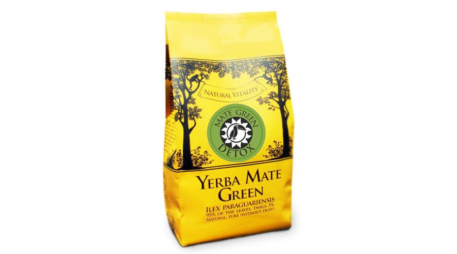 Yerba Mate Tea, Mate Green DETOX (95% levél) 400g