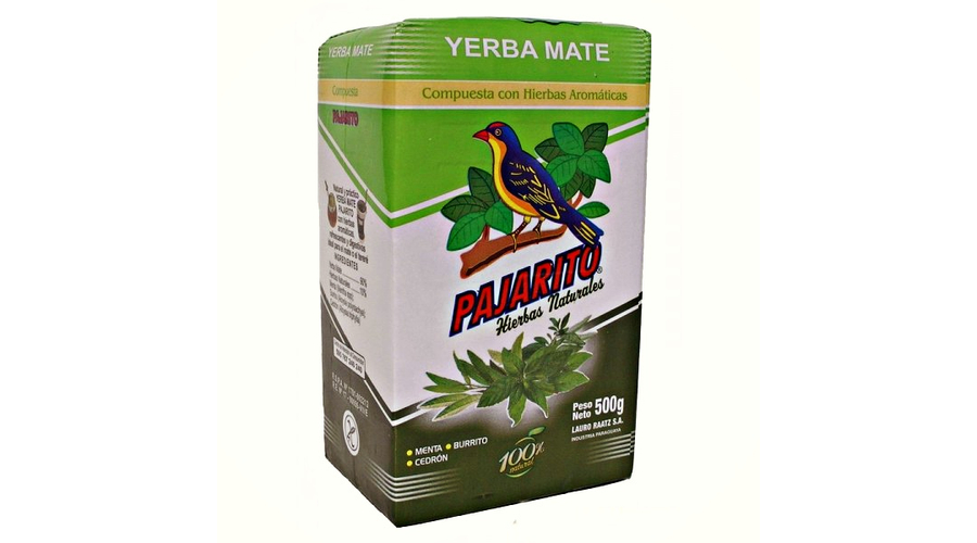 Yerba Mate Tea, Pajarito Compuesta con Hierbas 500g